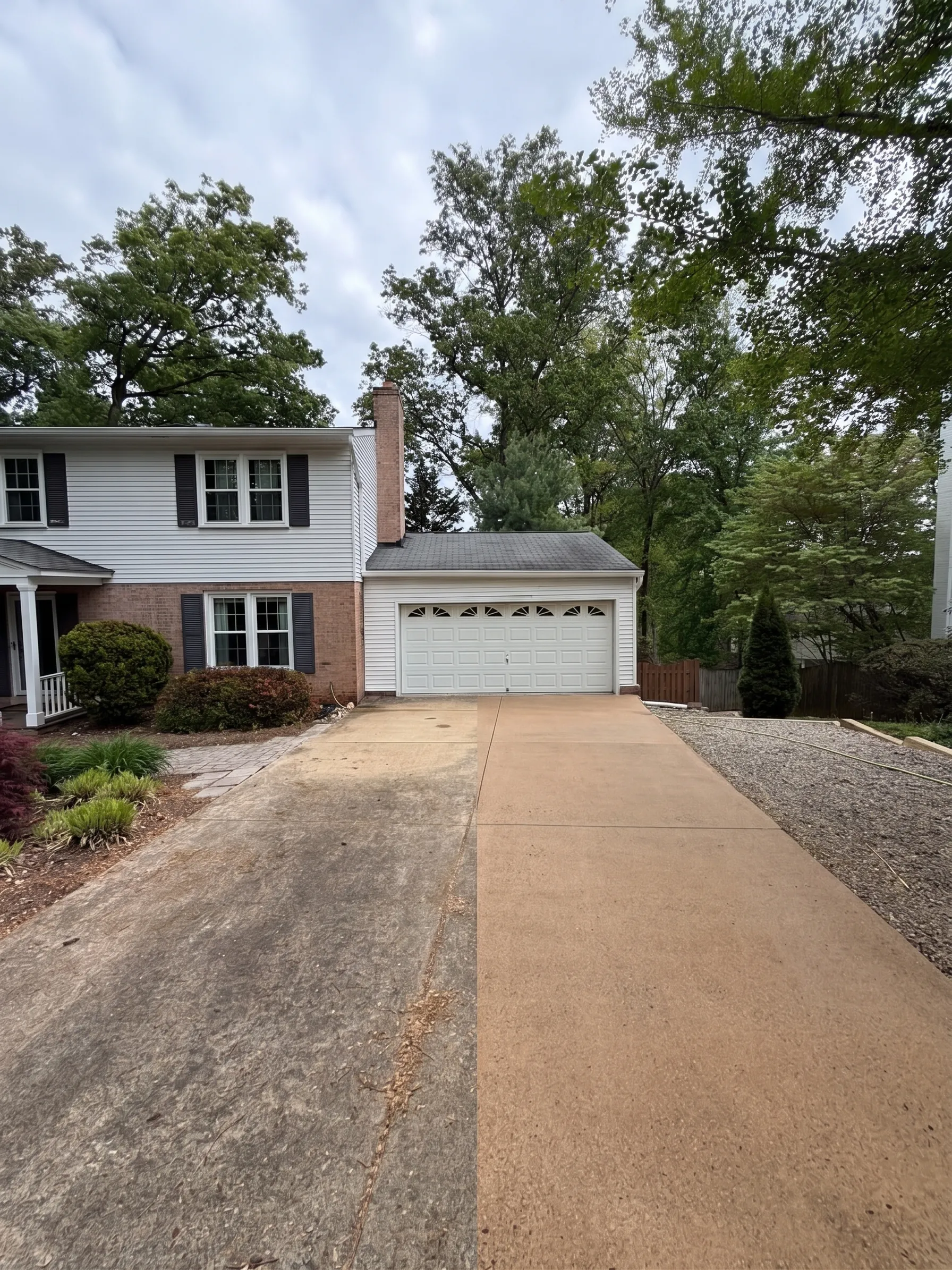 Driveway Surface Clean Transformation